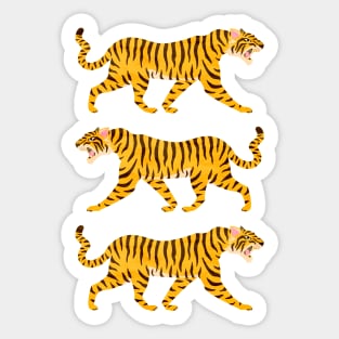 Fierce: Golden Tiger Edition Sticker